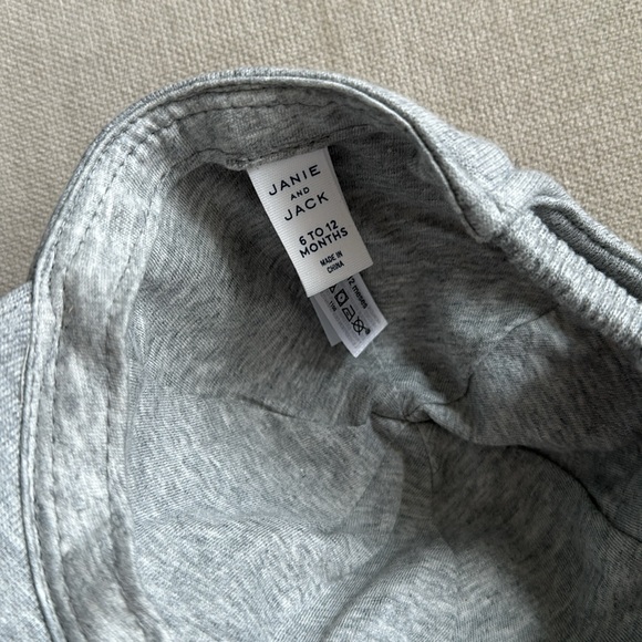 Janie and Jack Bulldog cap - 6 to 12 months - grey - Picture 5 of 8